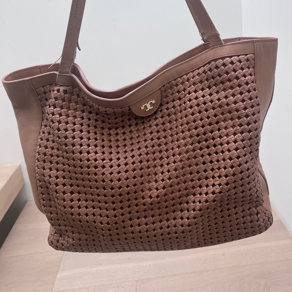 Tory Burch Tan-Colored Large Tote Bag - Picture 2 of 7